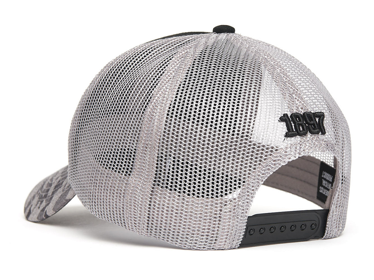 Бейсболка Ювентус летняя серо-черная 37273