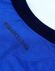 Футболка поло Барселона POLO FCB CORE, голубая