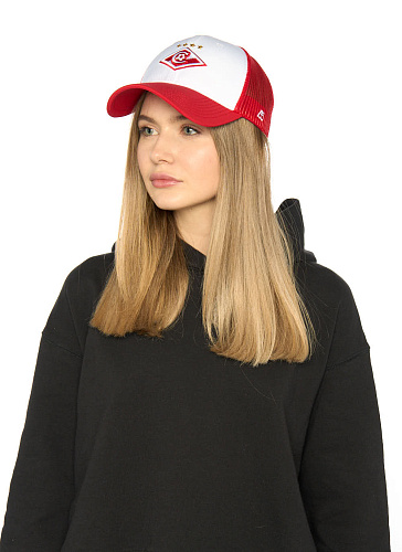 Бейсболка Спартак 120450 летняя красно-белая