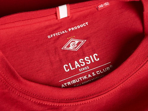 Футболка Спартак детская 110670 красно-белая