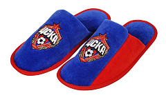 Тапочки ЦСКА комнатные, цвет красно-синий