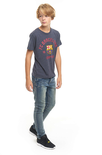 Детская футболка Барселона 130330 синяя