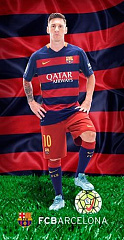 Полотенце Барселона 75 x 150 Towel Messi 400g