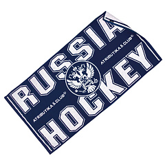 Полотенце Россия 21016 сине-белое