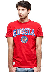 Футболка Россия красная 131770