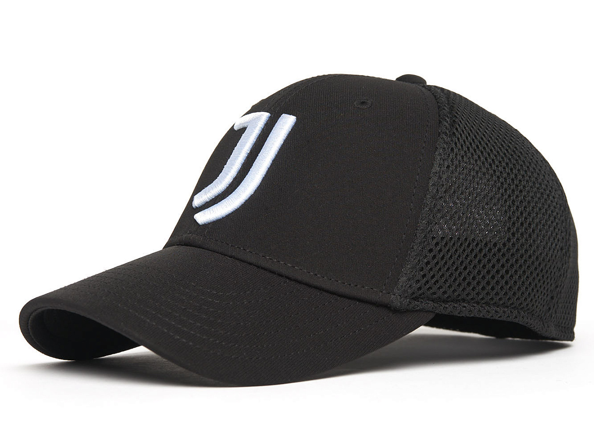 Бейсболка Ювентус черная без фиксатора, 37253