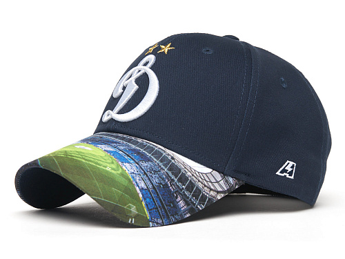 Бейсболка Динамо синяя со стадионом на козырьке 60132