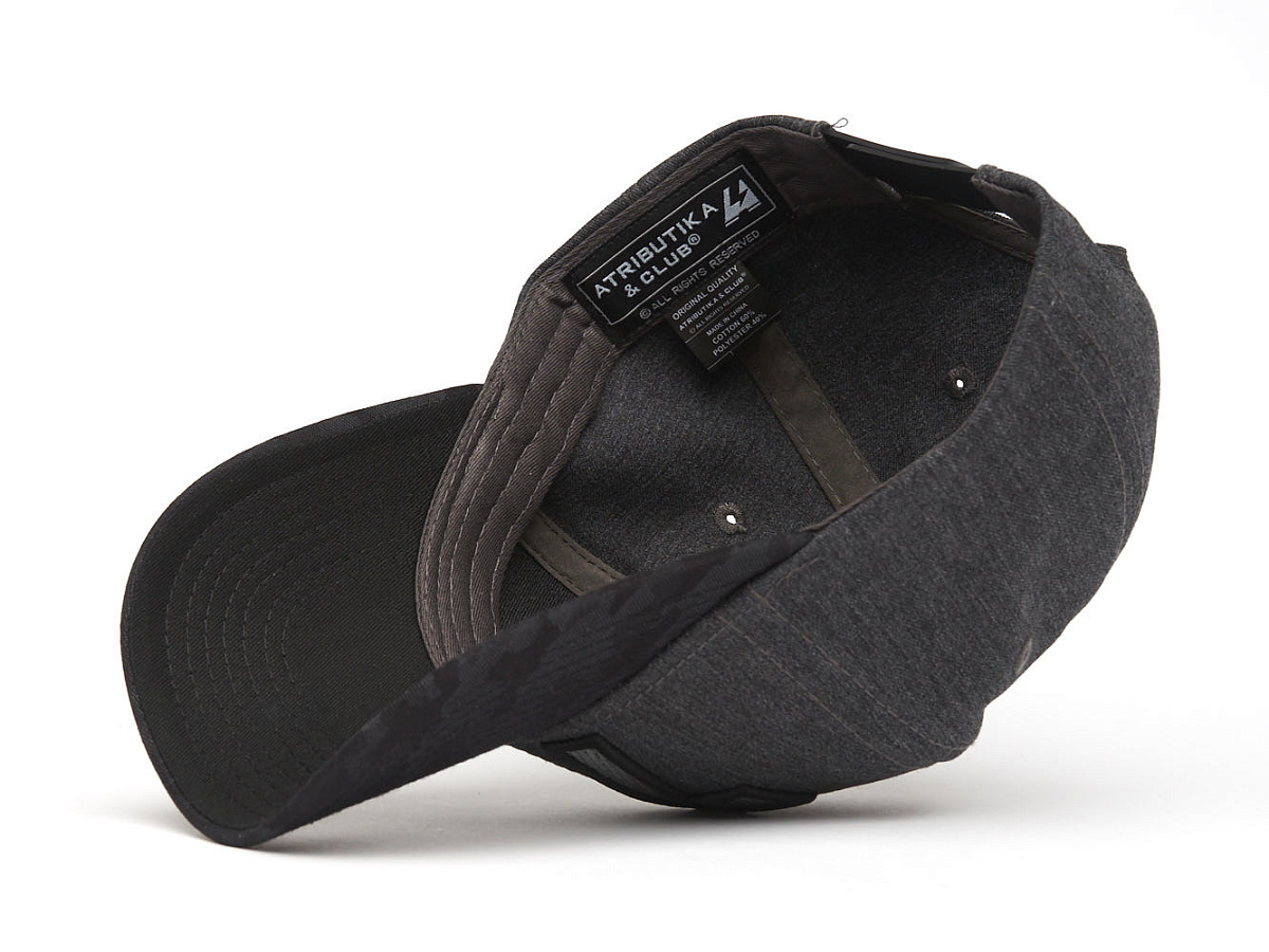 Бейсболка КХЛ №77 серо-черная 107691