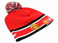 Шапка Манчестер Юнайтед New Era Bobble Skull красная