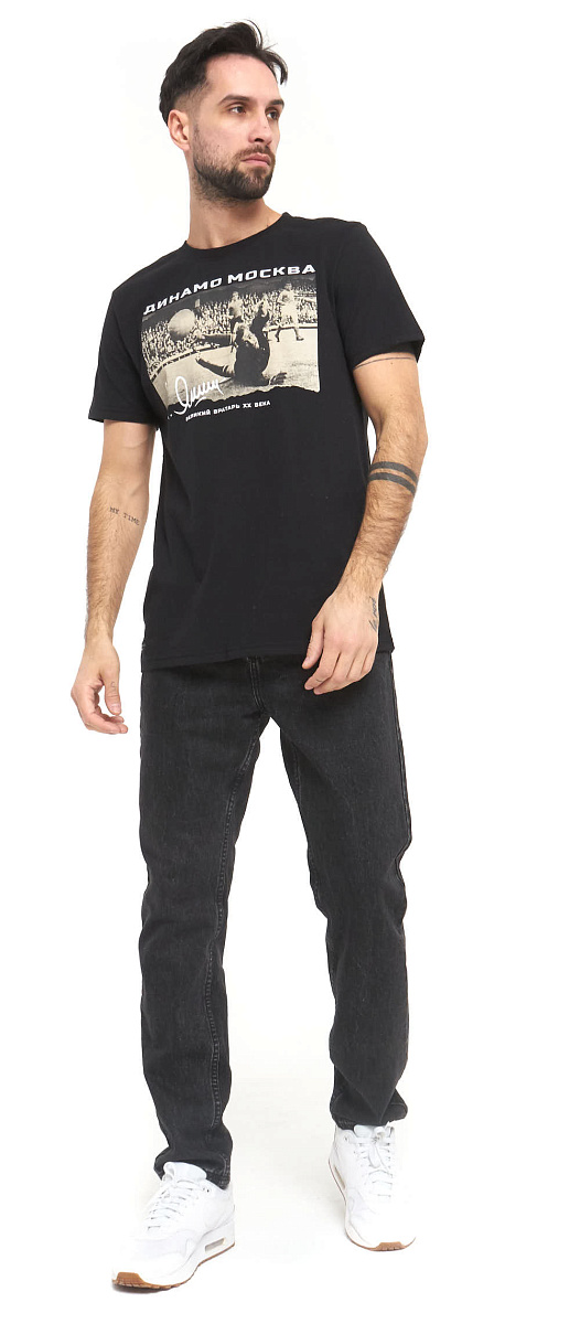 Футболка Динамо Лев Яшин черная 832110