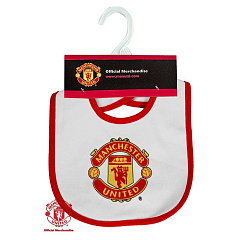 Слюнявчик Манчестер Юнайтед, белый, 430202