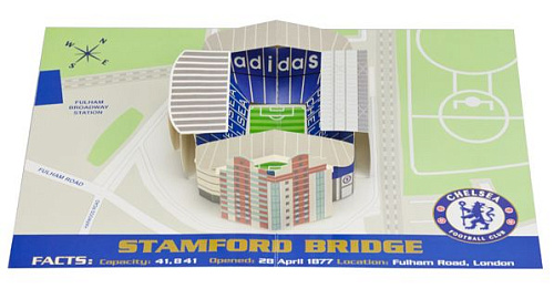 Открытка Chelsea F.C. Pop-Up Birthday Card