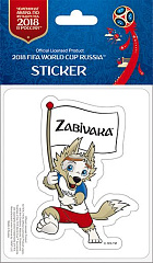 Наклейка бумажная фигурная 90 мм "Z6.Забивака"