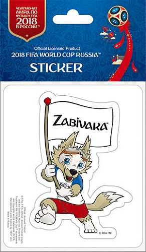 Наклейка бумажная фигурная 90 мм "Z6.Забивака"