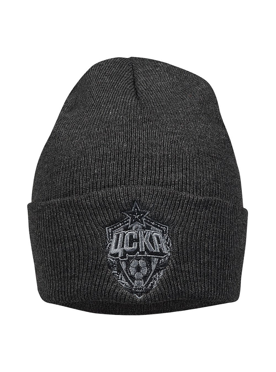 Шапка ПФК ЦСКА, цвет антрацит