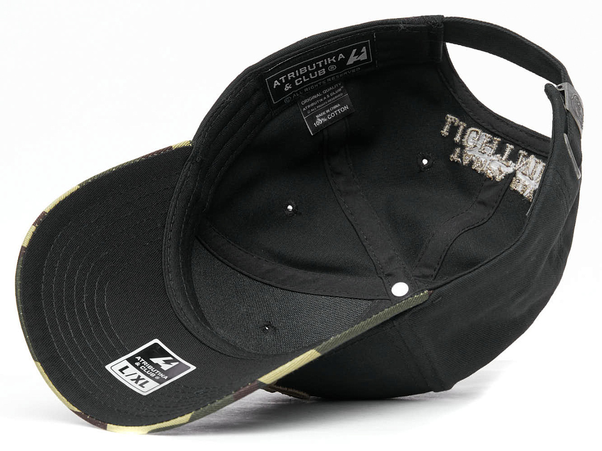 Бейсболка Tampa Bay Lightning черная-хаки 32263