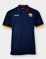 Футболка поло Барселона POLO CAT NAVY, синяя