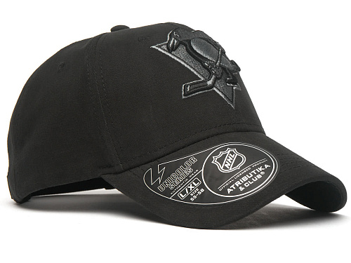 Бейсболка NHL Pittsburgh Penguins черная 31595