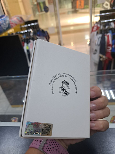 Портмоне Реал Мадрид RME2206NEGRO черный, кожа, горизонтальный 