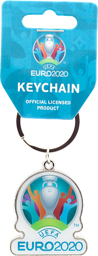 Брелок ЕВРО 2020 мет.смола "Эмблема UEFA"