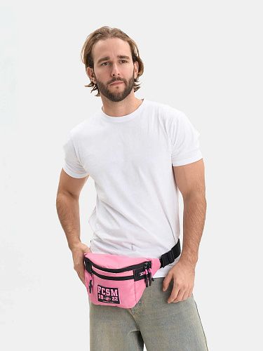 Сумка на пояс Спартак 54124 розовая