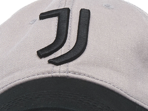 Бейсболка Ювентус 37278 серо-черная