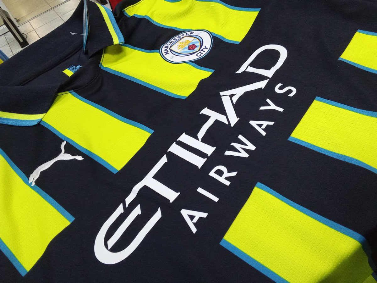 Футболка игровая Манчестер Сити 2024/2025 гостевая