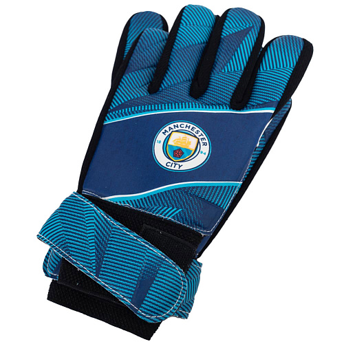 Вратарские перчатки Манчестер Сити детские Fuse Goalkeeper Gloves Kids 7-9 лет