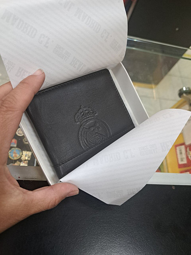 Портмоне Реал Мадрид RME2206MARRON коричневый, кожа, горизонтальный 