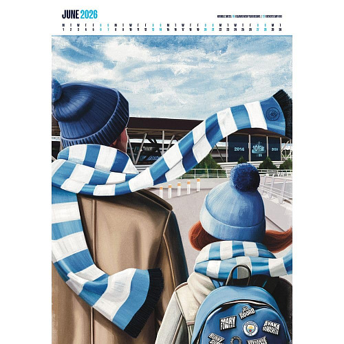 Календарь Манчестер Сити Deluxe Calendar 2026