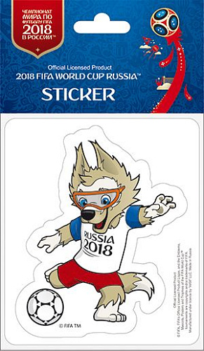 Наклейка бумажная фигурная 90 мм "Z2.Забивака"