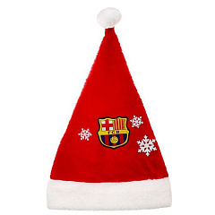 Новогодняя шапка Барселона Santa Claus Hat