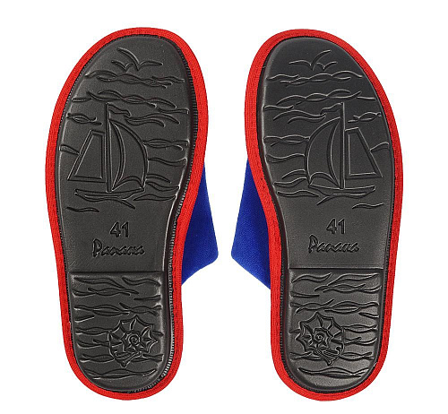 Тапочки ЦСКА комнатные, цвет красно-синий