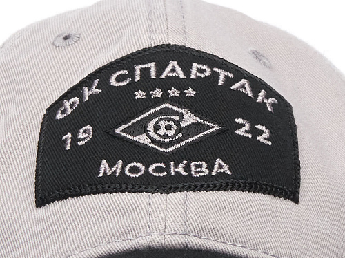 Бейсболка Спартак 120455 серо-черная