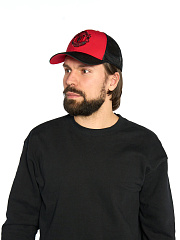 Бейсболка Манчестер Юнайтед летняя красно-черная 107695