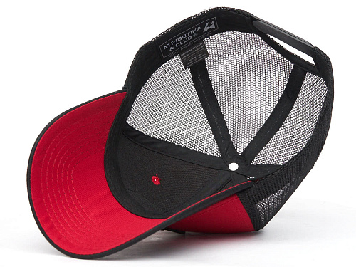 Бейсболка Спартак 120498 летняя черно-красная