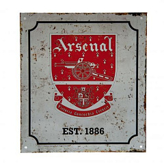Табличка Арсенал Retro Logo Sign
