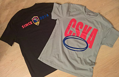 Футболка CSKA регби серая