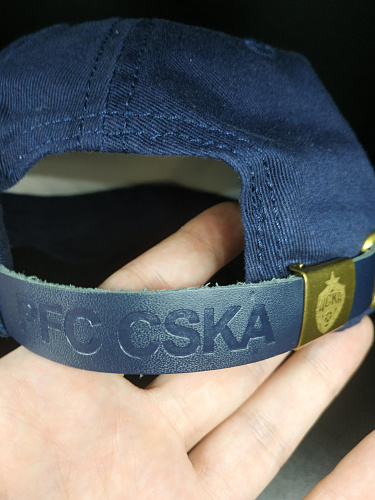Бейсболка ПФК ЦСКА, цвет синий