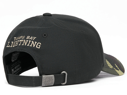 Бейсболка Tampa Bay Lightning черная-хаки 32263
