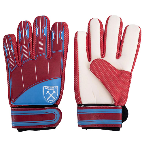 Вратарские перчатки Вест Хэм подростковые Delta Goalkeeper Gloves Yths, 10-12 лет