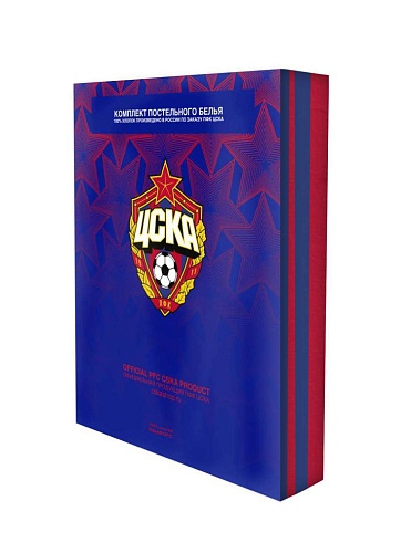 Постельное бельё ЦСКА 1.5 спальное "Эмблема" (наволочки 70*70) 