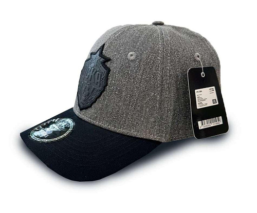 Бейсболка ЦСКА с кожаным лого