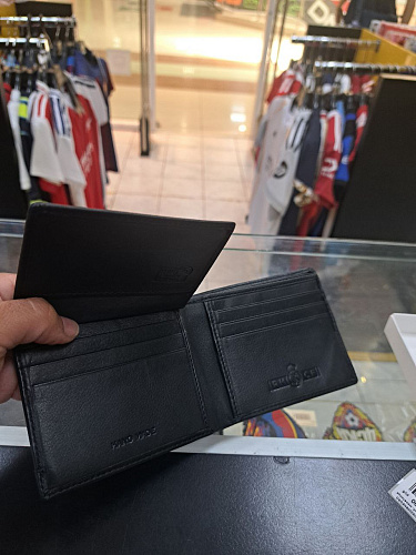 Портмоне Реал Мадрид RME2208NEGRO черный, кожа, горизонтальный, монетница