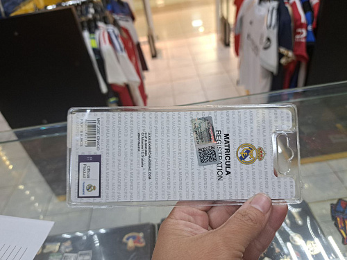 Табличка Реал Мадрид мини JOSE IGNACIO