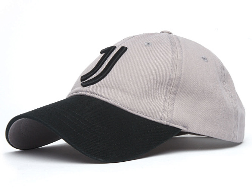 Бейсболка Ювентус 37278 серо-черная