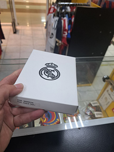 Портмоне Реал Мадрид RME2206MARRON коричневый, кожа, горизонтальный 