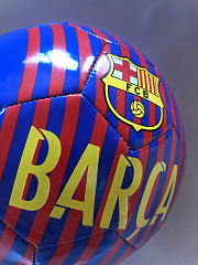 Мяч Барселона красно-синий в полоску