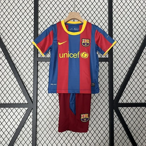 Детская ретро форма Барселона 2010/2011 домашняя