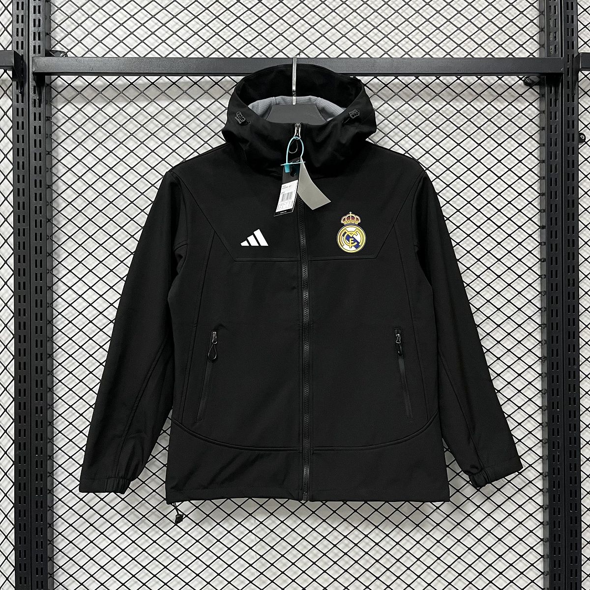 Ветровка Реал Мадрид черная